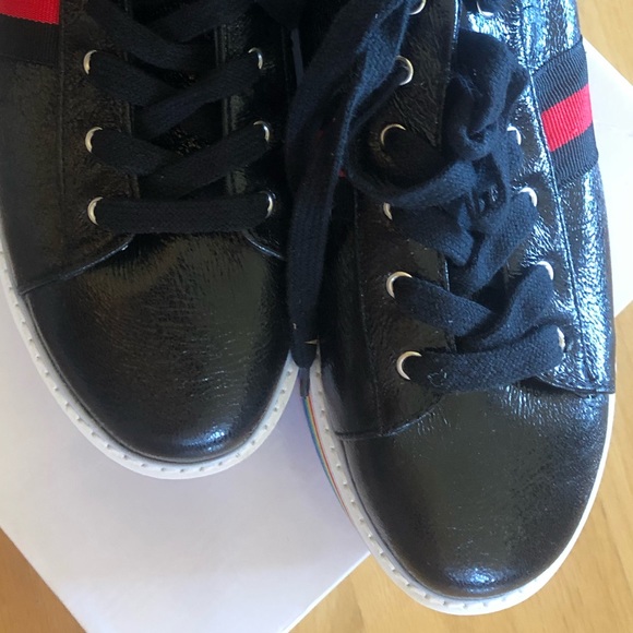 Rainbow Pride Platform Sneakers Performance Dance - Picture 5 of 8